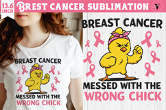 Breast cancer sublimation | Pink ribbon | Awareness Clipart Product Image 1