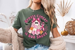 Breast Cancer Is Boo Sheet Ghost Design PNG Product Image 2