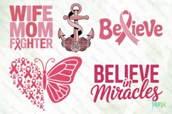 Breast Cancer SVG PNG Sublimation Bundle Product Image 5