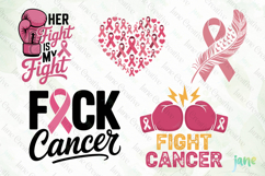 Breast Cancer SVG PNG Sublimation Bundle Product Image 7