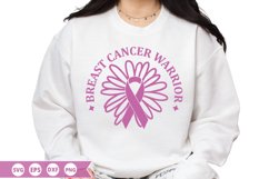 Breast cancer warrior SVG - Breast Cancer Design Product Image 1