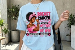 Breast Cancer Warrior Woman Awareness PNG Product Image 3