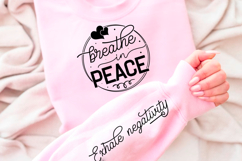 Breathe in peace SVG Design Product Image 3