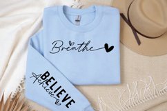 Breathe Sleeve SVG Design Product Image 2