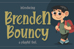 Brenden Bouncy a Playful Kids Cartoon Premium Font Product Image 1