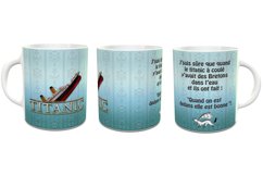 mug design for sublimation set of 4 brittany&#039;s designs Product Image 3