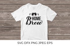 Home Brew SVG. Home Brew calligraphy hand lettering Product Image 2