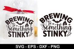 Brewing something stinky SVG - Halloween Toilet Paper Design Product Image 1