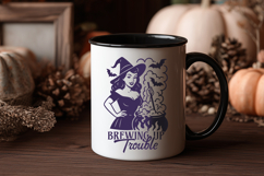 Halloween Retro Witch SVG Bundle | Sassy Vintage Witch Print Product Image 2