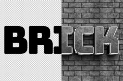 Brick 3D editable text effect Product Image 2