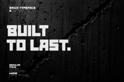 New Brick Font Product Image 2