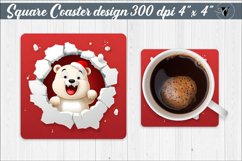 Funny Coaster sublimation | 3D sublimation Product Image 1