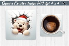 Funny Coaster sublimation | Breack wall Product Image 1