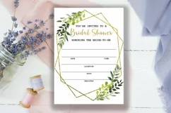 BRIDAL SHOWER INVITATIONS I INSTANT DOWNLOAD BRIDAL SHOWER INVITES TEMPLATE