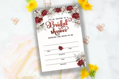 BRIDAL SHOWER INVITATIONS I INSTANT DOWNLOAD BRIDAL SHOWER INVITES TEMPLATE