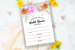 BRIDAL SHOWER INVITATIONS I INSTANT DOWNLOAD BRIDAL SHOWER INVITES TEMPLATE