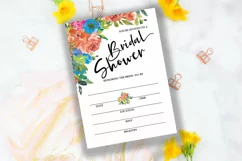 BRIDAL SHOWER INVITATIONS I INSTANT DOWNLOAD BRIDAL SHOWER INVITES TEMPLATE