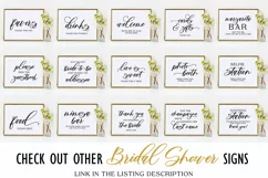 Cards & Gifts Sign, Bridal Shower Sign, Wedding Sign, BR-PLU Product Image 2