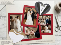 Bride &amp; Groom Hearts Bundle 5 Design SVG Cut Files Product Image 4