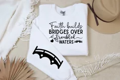 Faith Builds Bridges Over Sleeve SVG, Christian SVG Design Product Image 3