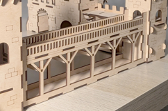 Bridge of the Castle - laser cut file, Glowforge pattern Product Image 4