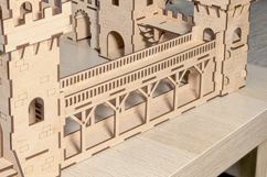 Bridge of the Castle - laser cut file, Glowforge pattern Product Image 8