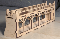 Bridge of the Castle - laser cut file, Glowforge pattern Product Image 9