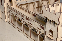 Bridge of the Castle - laser cut file, Glowforge pattern Product Image 2