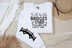 Faith Builds Bridges Over Sleeve SVG, Christian SVG Design Product Image 3