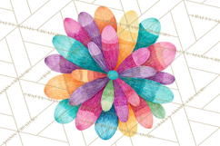 Colorful Bright Doodles PNG Clip Art Product Image 3