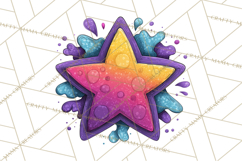 Colorful Bright Doodles PNG Clip Art Product Image 3