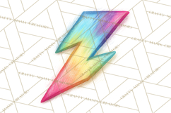 Colorful Bright Doodles PNG Clip Art Product Image 3
