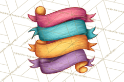 Colorful Bright Doodles PNG Clip Art Product Image 3