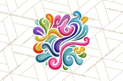 Colorful Bright Doodles PNG Clip Art Product Image 3