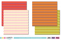 playful digital paper dot pattern for crafts