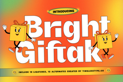 Bright Giftak - Sans Serif Display Font Product Image 1