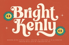 Bright Kenly - Modern Retro Display Serif Product Image 1