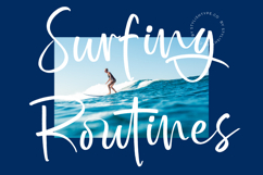 Bright Nastury - Texture Brush Font Product Image 3