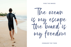 Bright Nastury - Texture Brush Font Product Image 4