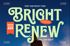 Bright Renew - Classic Serif Display Font Product Image 1