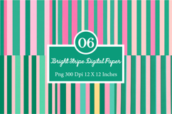 Bright Stripe Digital Paper Product Image 1