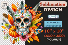 bright-sugar-skull-halloween-clipart
