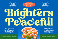 Brighters Peaceful - Classy Retro Serif Font Product Image 1