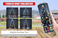 Tumbler Wrap Bright Christmas Tree Product Image 1