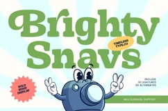Brighty Snavs Bold Serif Display Product Image 1
