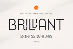 Brilliant - Modern Corporate Ligature Font Product Image 1