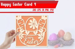 Happy Easter card 4 svg dxf eps ai png pdf Product Image 1