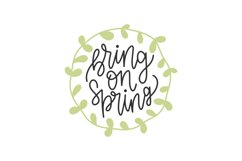 Bring On Spring SVG Cut File Product Image 1