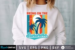 Beach More Worry Less SVG, Summer SVG Design Product Image 2