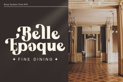 Bring Vacation - Decorative Editorial Serif for Branding Product Image 3